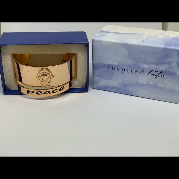 💕 NWT! Rose Gold 2-Piece Cuff Bracelet Set - Picture 4 of 5